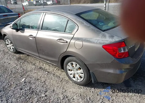2012 Honda Civic Lx z USA, uszkodzony, nr VIN 2HGFB2F52CH587757